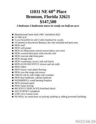 11031 NE 60TH LN, BRONSON, FL 32621, photo 3 of 32